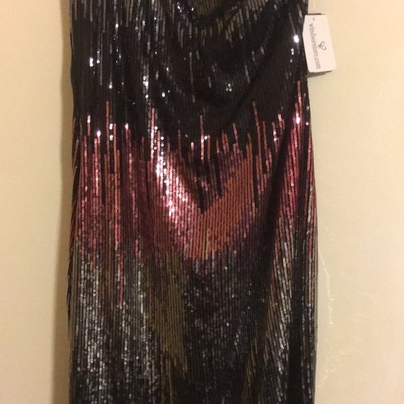 One Shoulder Sparkle Dress - Picture 3 of 5